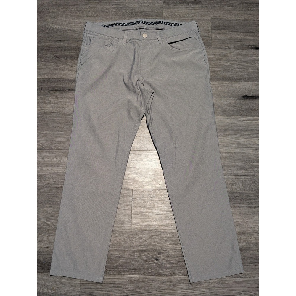 Bonobos Golf Men's Heather Gray Chino Athletic Fit Performance Pant Size 36x30